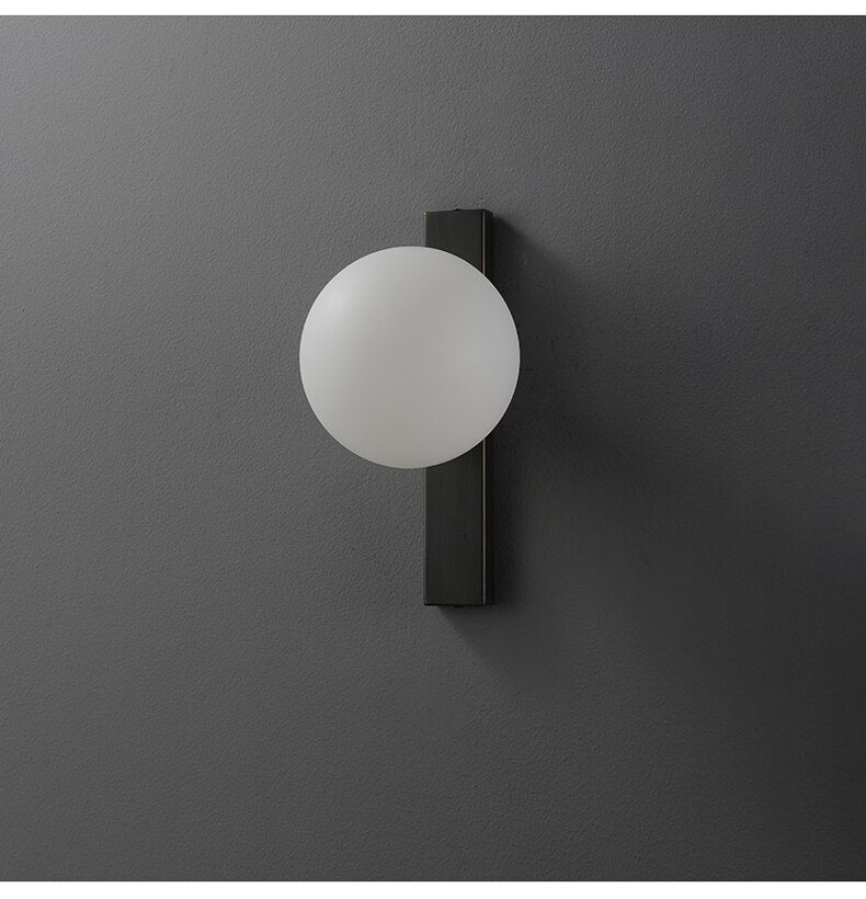 Lumora | Einfache Kupfer Circ LED-Wandleuchte | Snurv | Temsk