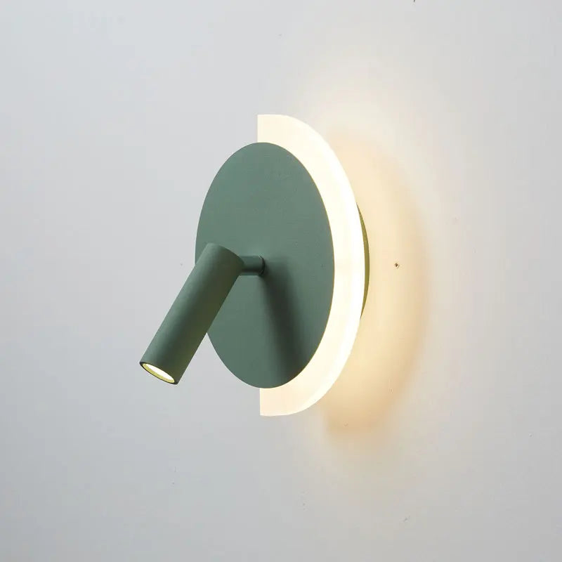 LunaSpot Wandleuchte LED Nachttischleuchte mit minimalistischem Design | Temsk