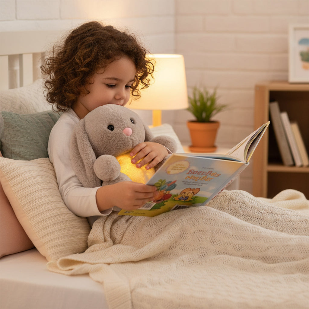 Breathing Plush Bunny For Relaxation For Kids And Adults | Temsk