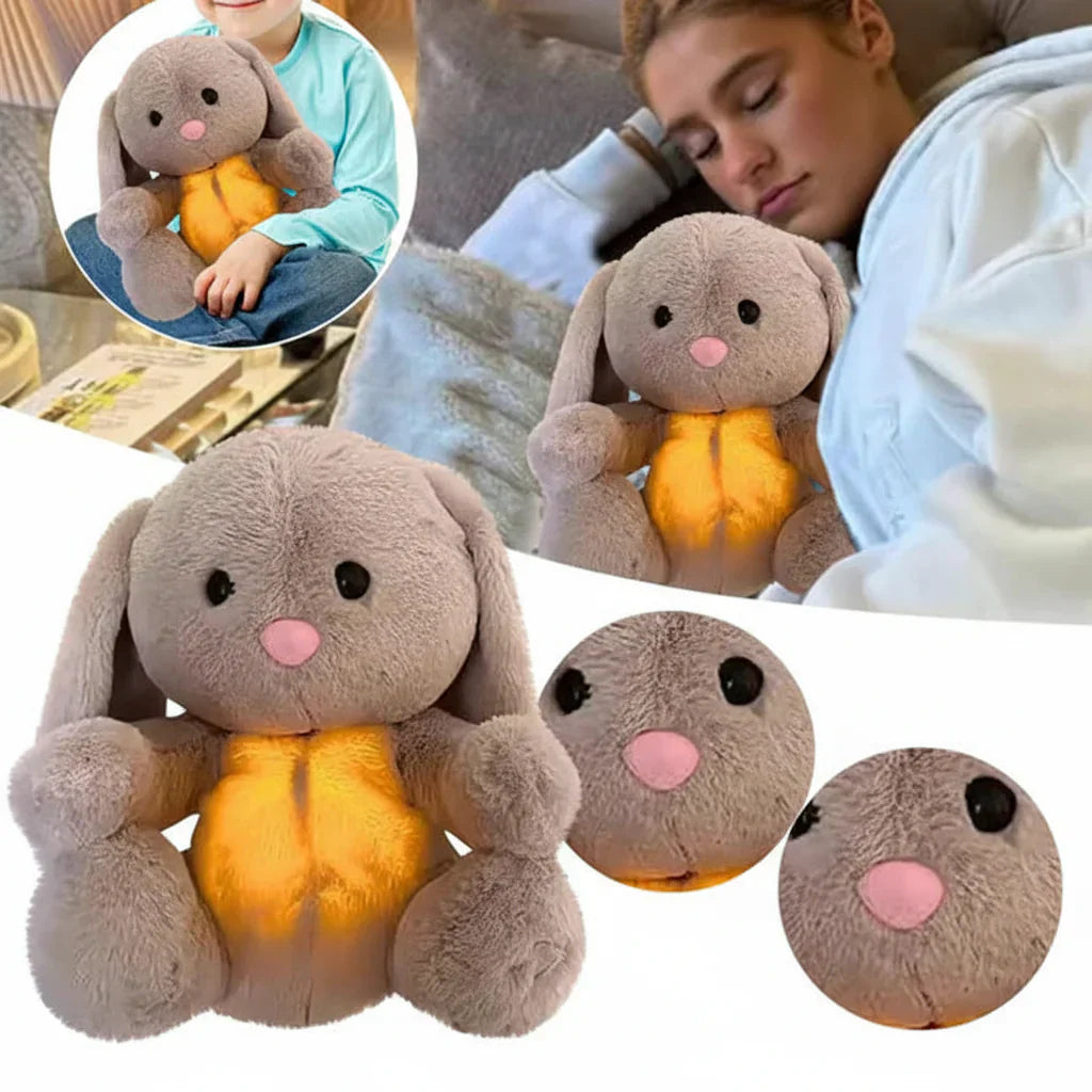 Breathing Plush Bunny For Relaxation For Kids And Adults | Temsk