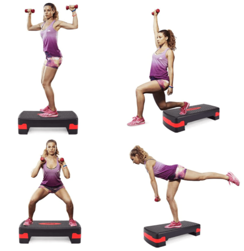 FlexStep Pro nastavitelný stepper pro všestranné domácí cvičení | Temsk
