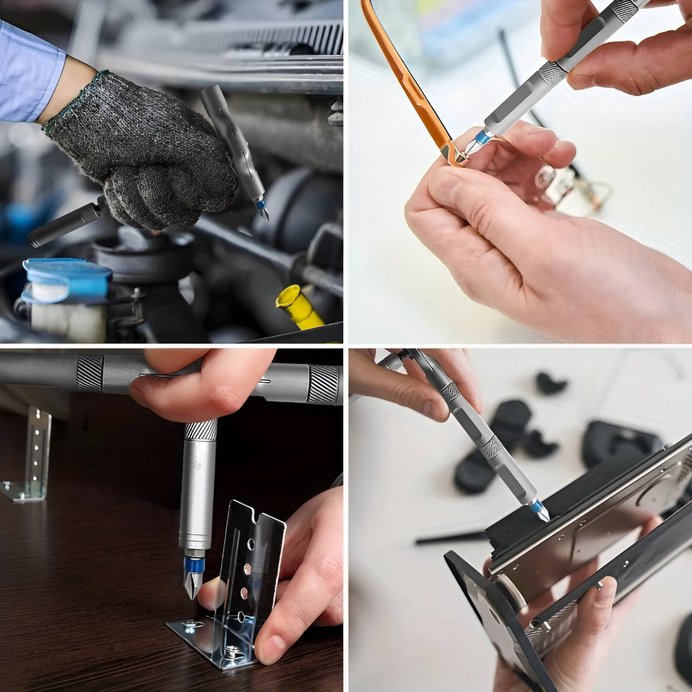 Magnetisches Ratschen-Schraubendreher-Set mit Präzisionswerkzeug-Kit | Temsk