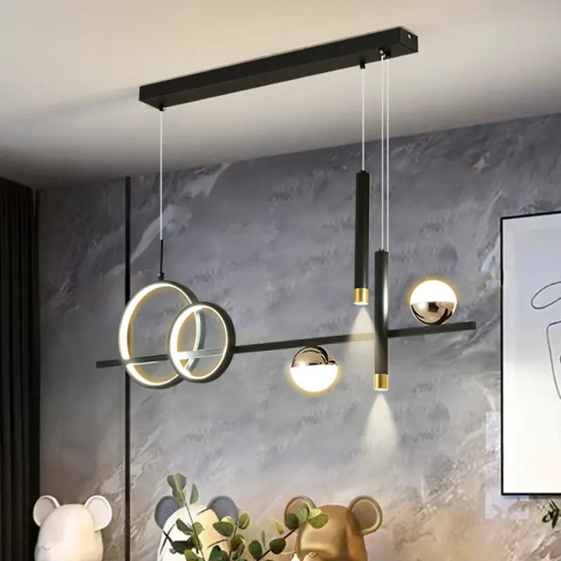 Lumenora schlanker moderner minimalistischer LED-Pendelleuchten-Spot mit Fernbedienung | Snurv | Temsk