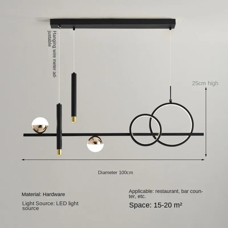 Lumenora schlanker moderner minimalistischer LED-Pendelleuchten-Spot mit Fernbedienung | Snurv | Temsk