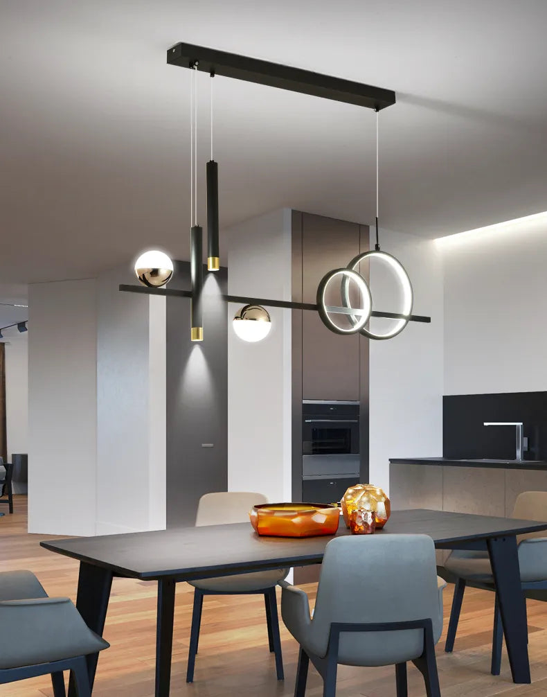 Lumenora schlanker moderner minimalistischer LED-Pendelleuchten-Spot mit Fernbedienung | Snurv | Temsk
