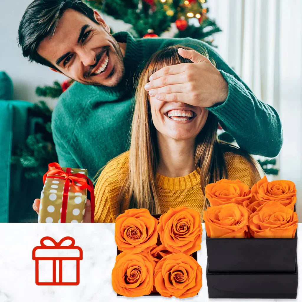 Mother's Day Rose Box Gift For Home Decor Flower Arrangement | Temsk