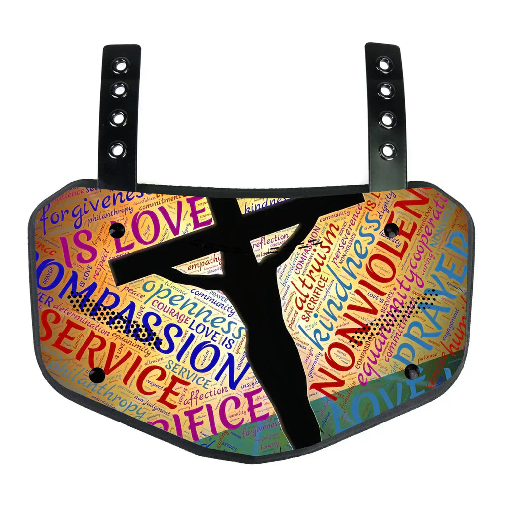 Back Protection Plate For American Football With Shock Absorption And Ventilation | Temsk