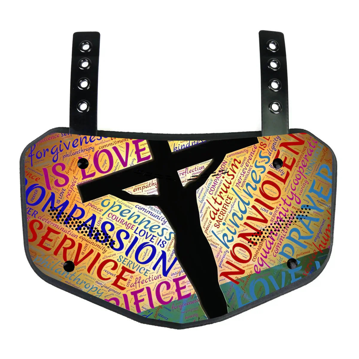 Back Protection Plate For American Football With Shock Absorption And Ventilation | Temsk