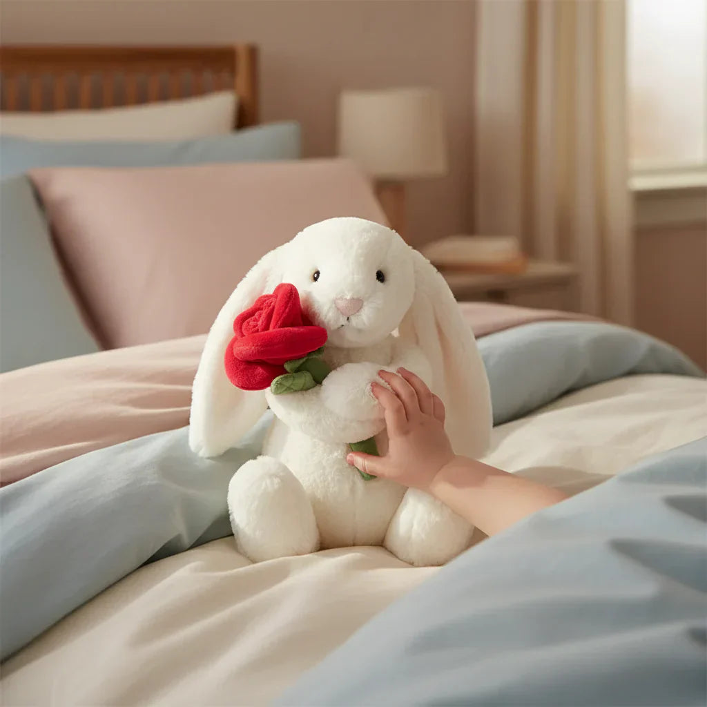 Bunnycat Plush Toy Soft Stuffed Doll For Gift Display | Temsk
