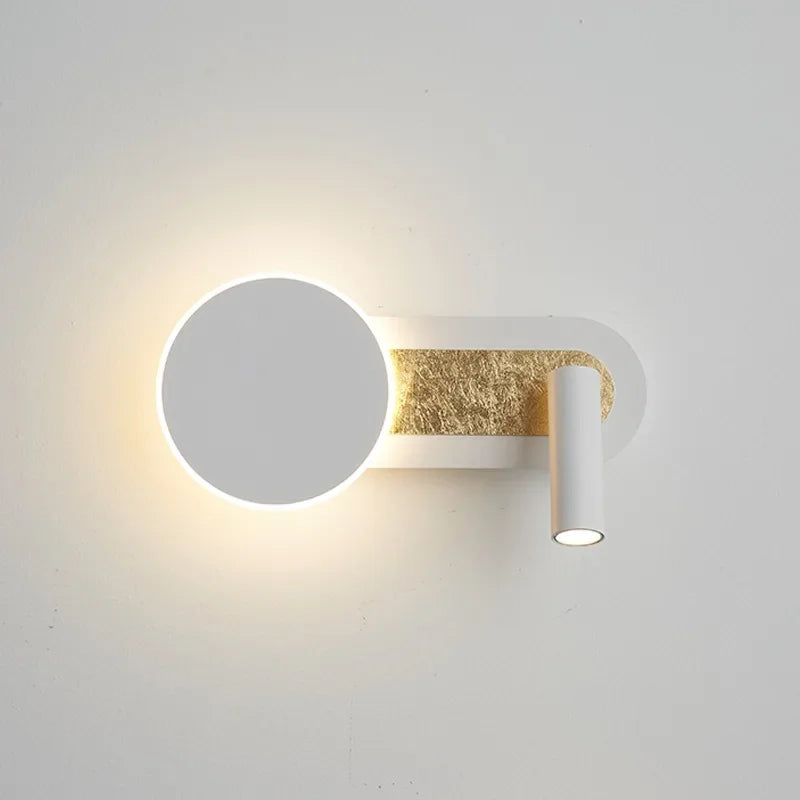HaloBeam moderne Wandleuchte mit nordischem Design und dualer LED | Temsk