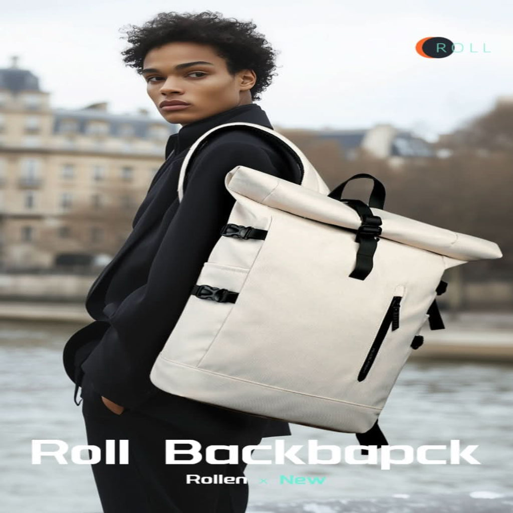 TrailMate Expandable Roll-Top Backpack With Laptop Compartment And Large Capacity | Temsk