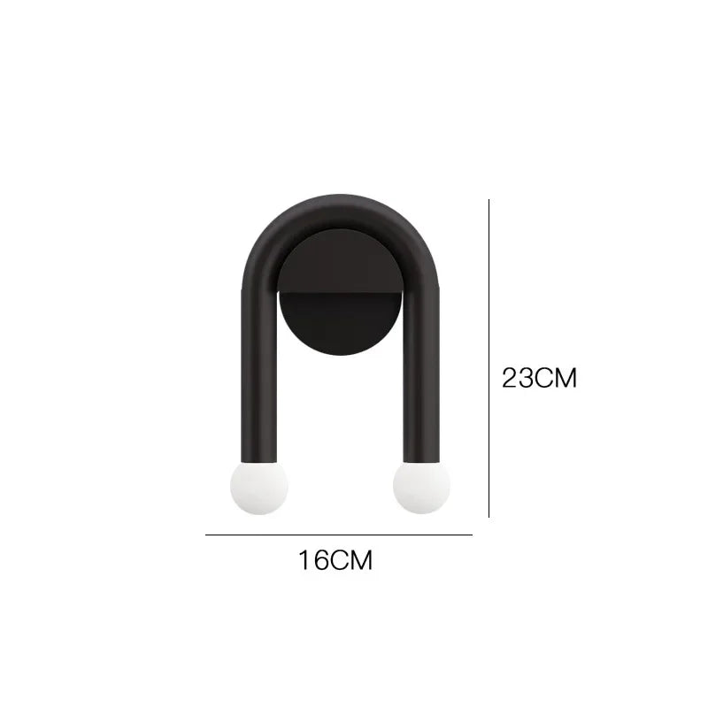 Arcus moderne Wandlampe nordisch minimalistisches LED-Design | Temsk