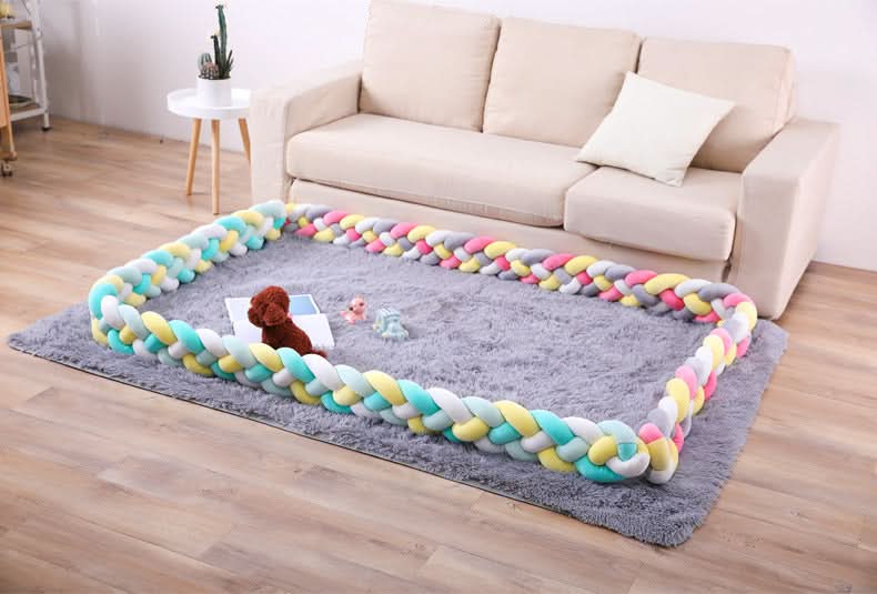 Tkaný dětský polštář CozyNest pro bezpečný a klidný spánek | Temsk