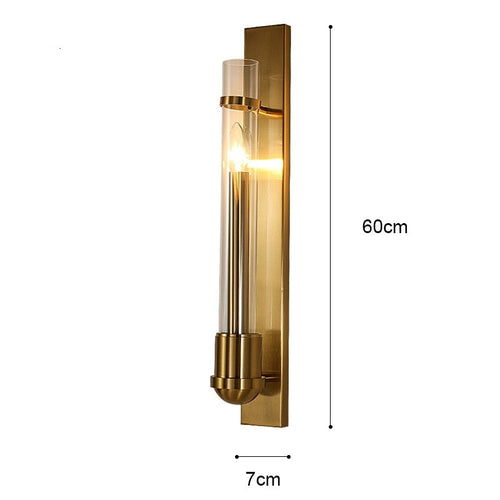 Golden Light Luminor Modern LED American Style Wall Lamp Snurv Temsk