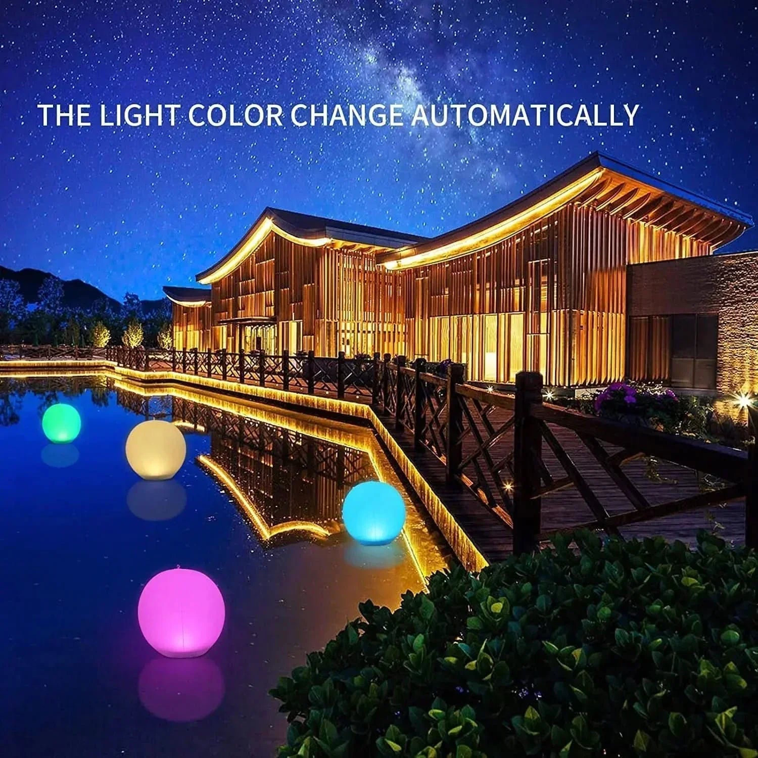 NovaSphere Solar Sphere Colour-Changing Floating LED Lamp | Temsk
