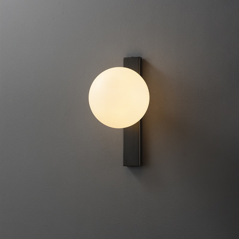 Lumora | Einfache Kupfer Circ LED-Wandleuchte | Snurv | Temsk
