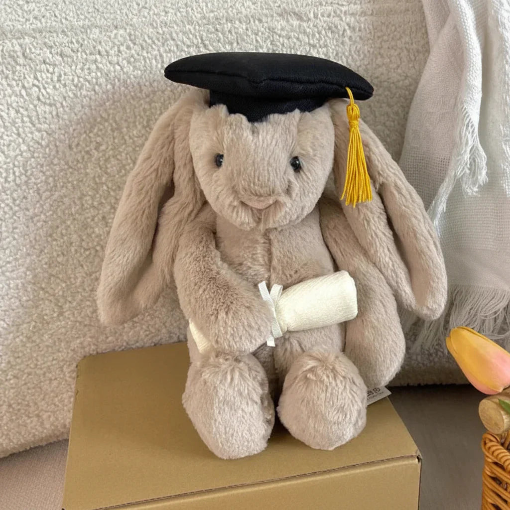 Plyšová hračka králíček Bunnycat jako dárek k promoci | Temsk
