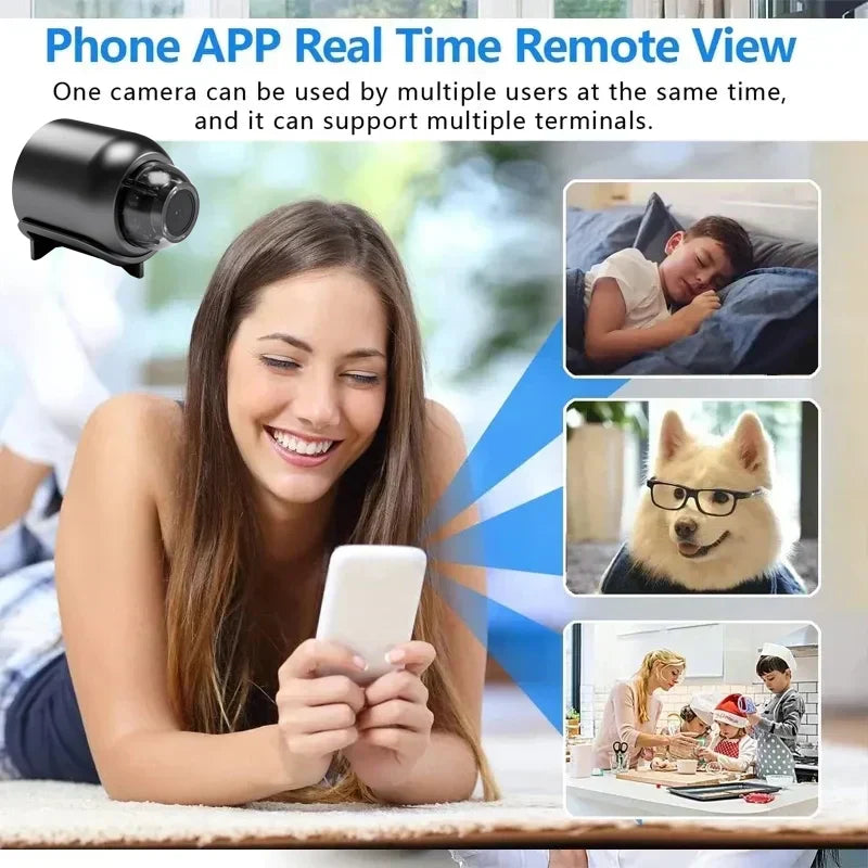 Mini Indoor WiFi HD Security Camera For Home Monitoring | Temsk