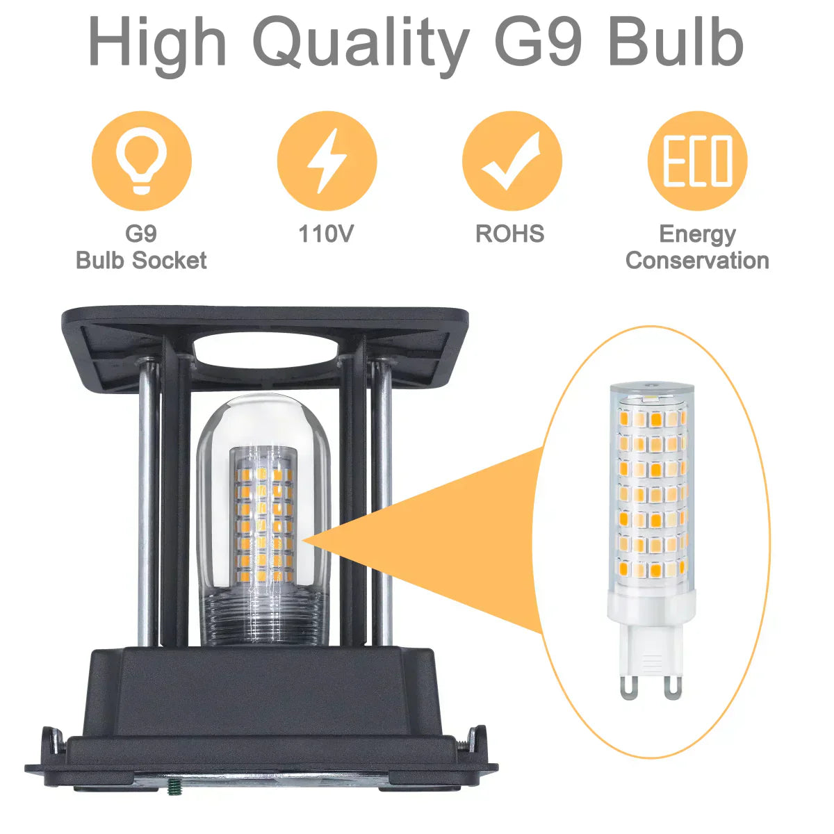 NovaGlow Modern Waterproof LED Wall Light IP65 Aluminum | Temsk