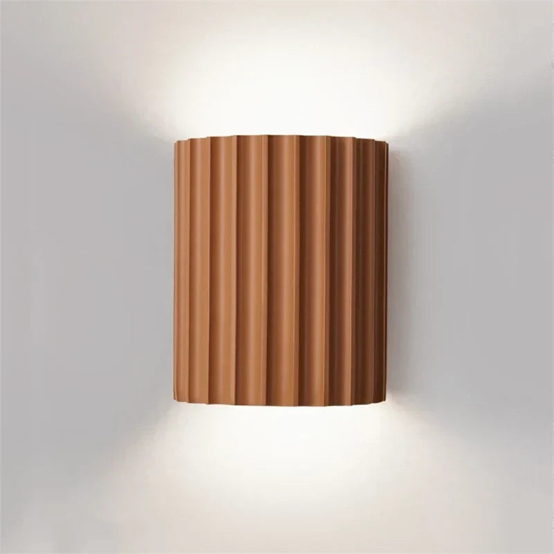 Nordic Resin Wall Lamp With Ambient Glow For Indoor Spaces | Temsk