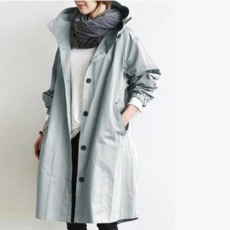 AuroraWeave Fashionable Trench Coat For Women Long Style Seasonal 2024 | Temsk