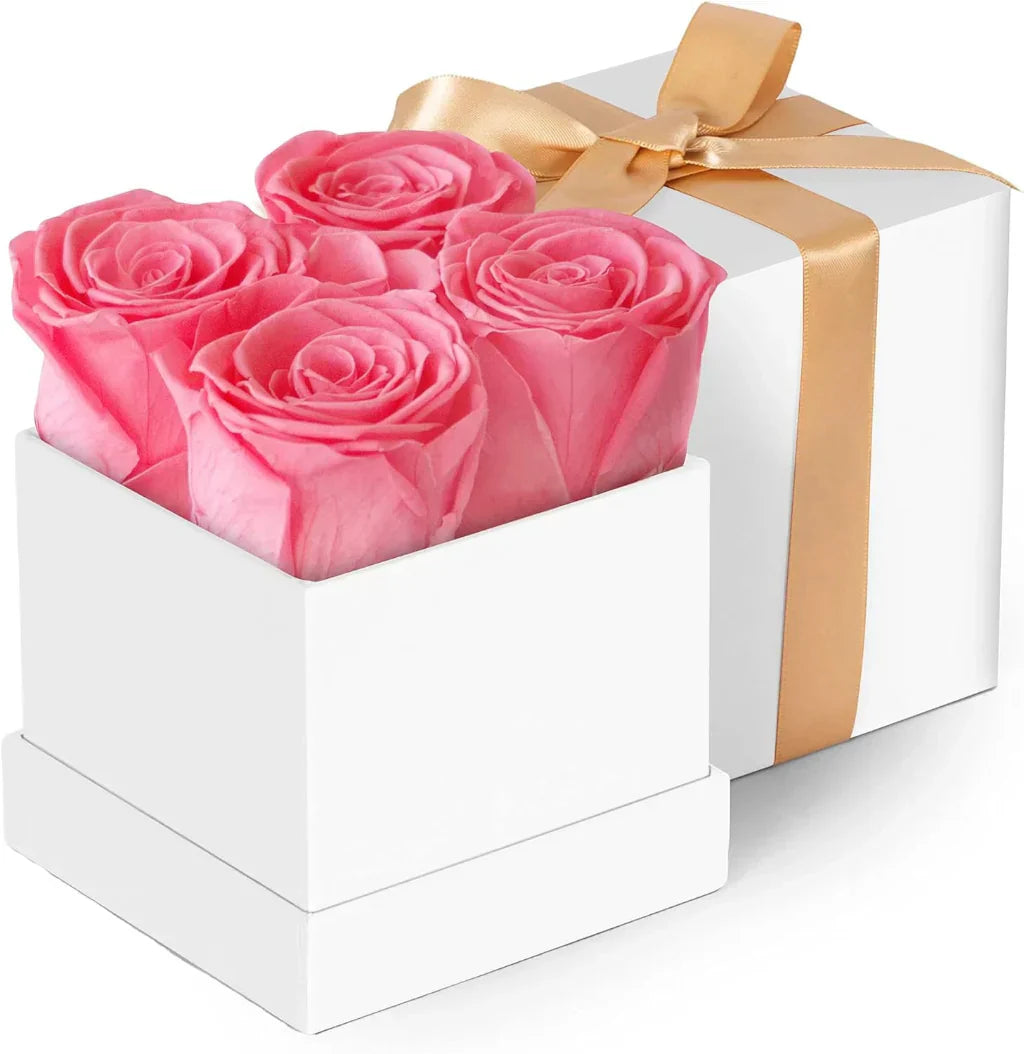Mother's Day Rose Box Gift For Home Decor Flower Arrangement | Temsk
