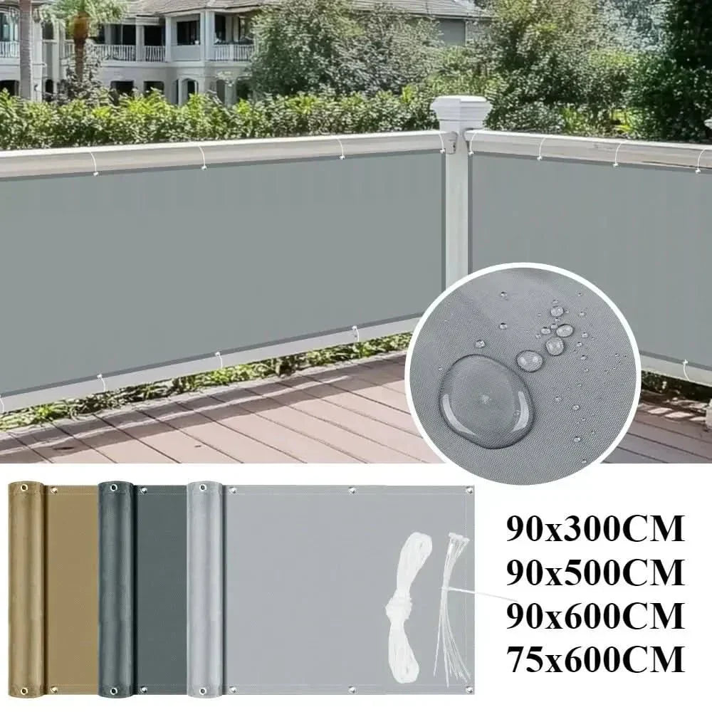 Verdant Shield Privacy Screen For Fences With UV And Waterproof Cover | Temsk