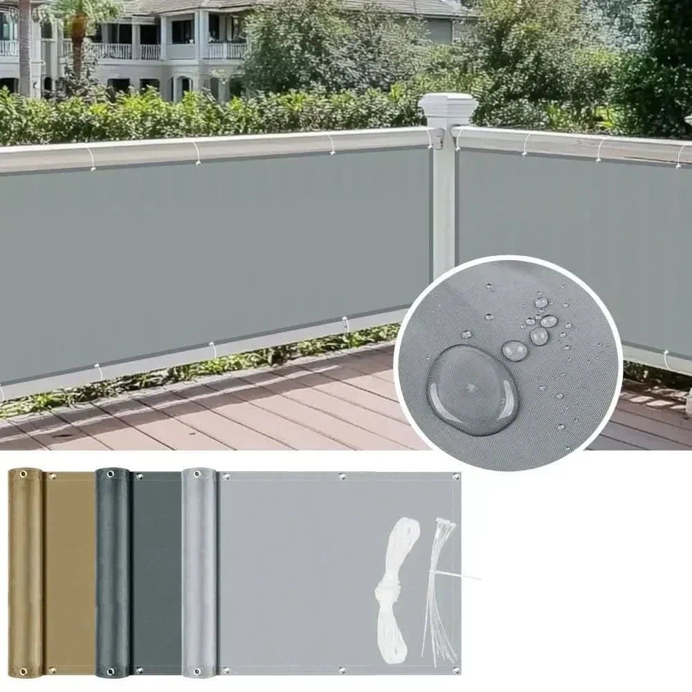 GardenShield UV and Waterproof Privacy Fence for Balcony, Garden, and Pool Areas | Temsk