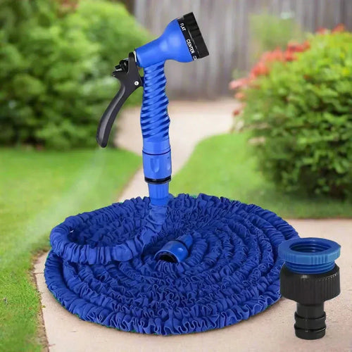 HydroFlex Expandable Hose With 7 Spray Modes For High Pressure Garden And Car Wash Temsk