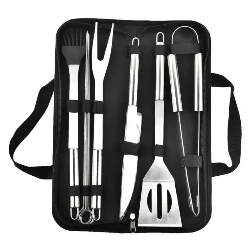 BlazeChef Elite Stainless Steel Barbecue Tool Set For Outdoors | Temsk