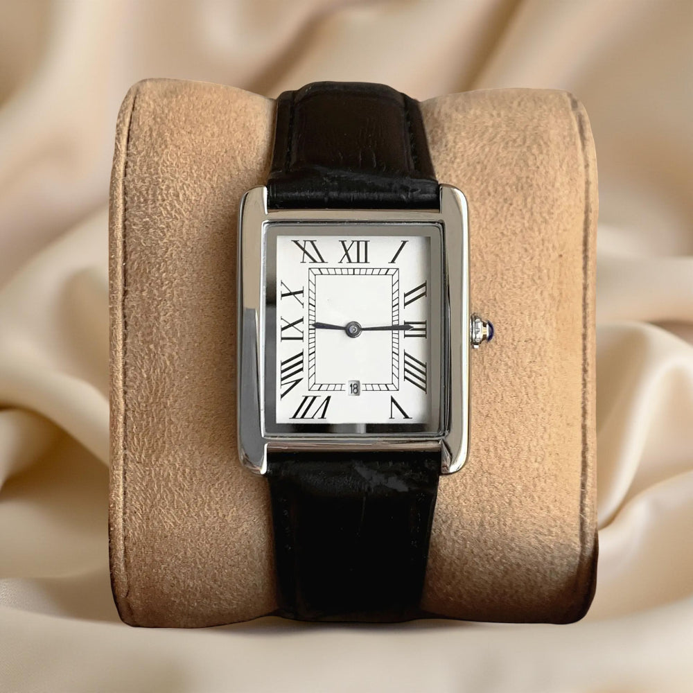 Men's Square Analog Dress Watch With Retro Style For Everyday Wear | Temsk