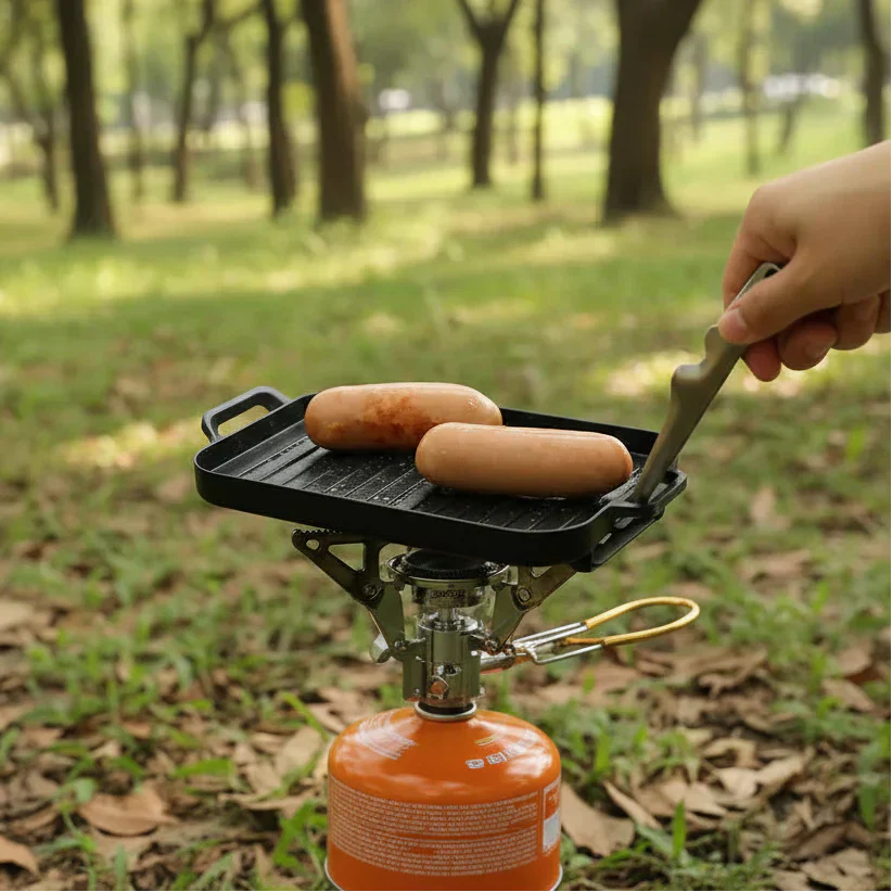 TrailForge Small Grill Plate Set For Portable Outdoor Cooking | Temsk