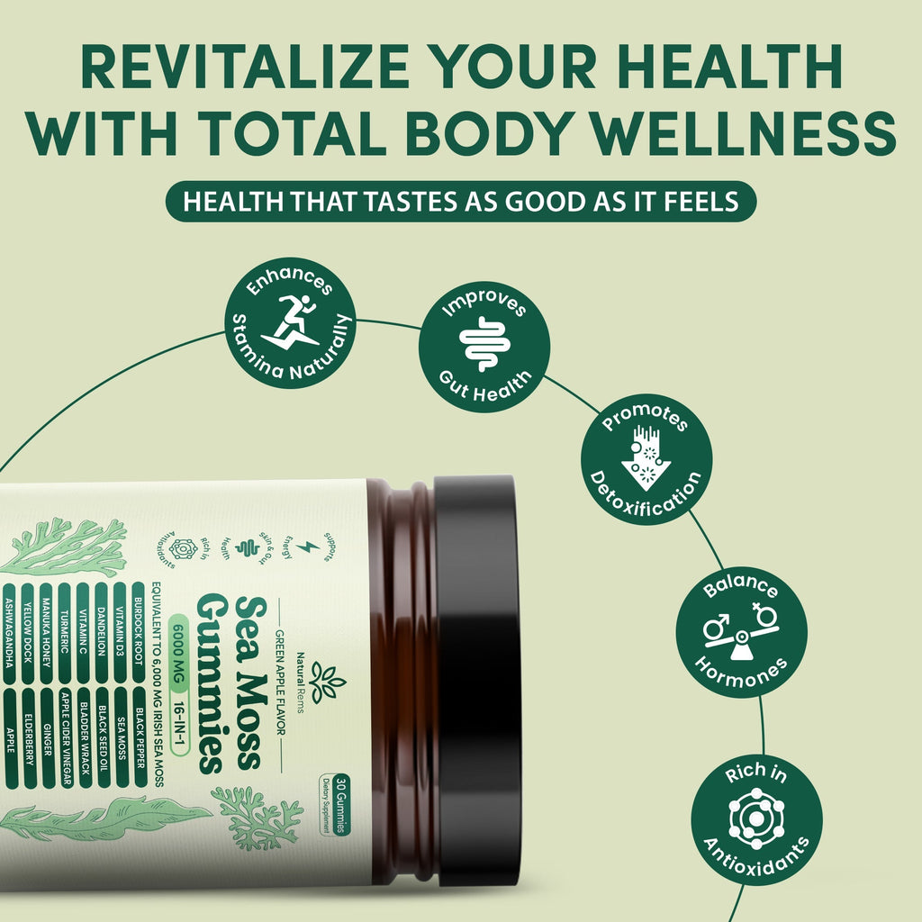 Sea Moss Gummies for Joint & Mobility Support | Temsk