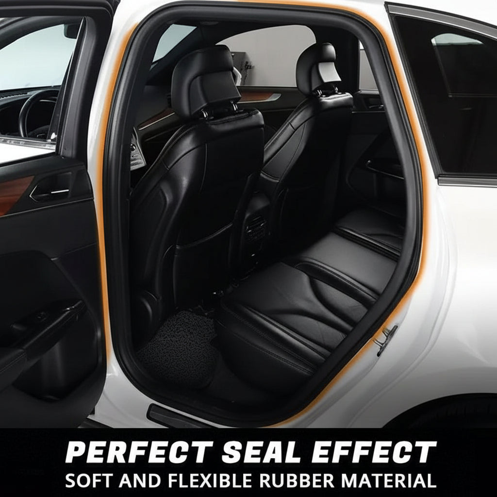 Rubber Door Seal For Quieter Car Ride Weatherproofing And Noise Reduction | Temsk