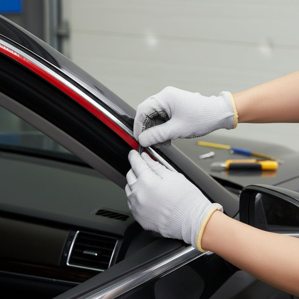Rubber Door Seal For Quieter Car Ride Weatherproofing And Noise Reduction | Temsk