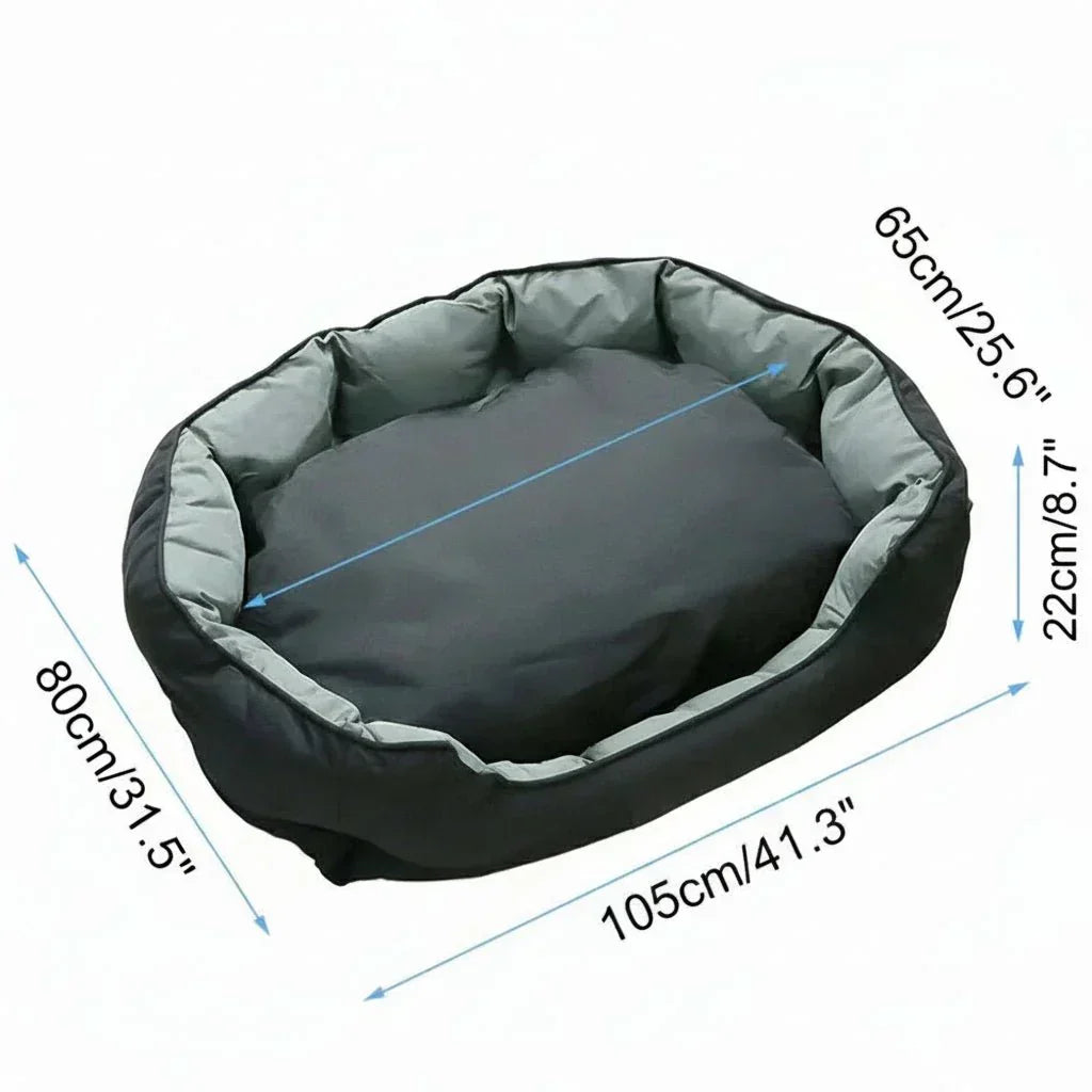 PawNest Orthopedic Foam Dog Bed in Cozy Washable Basket Design | Temsk