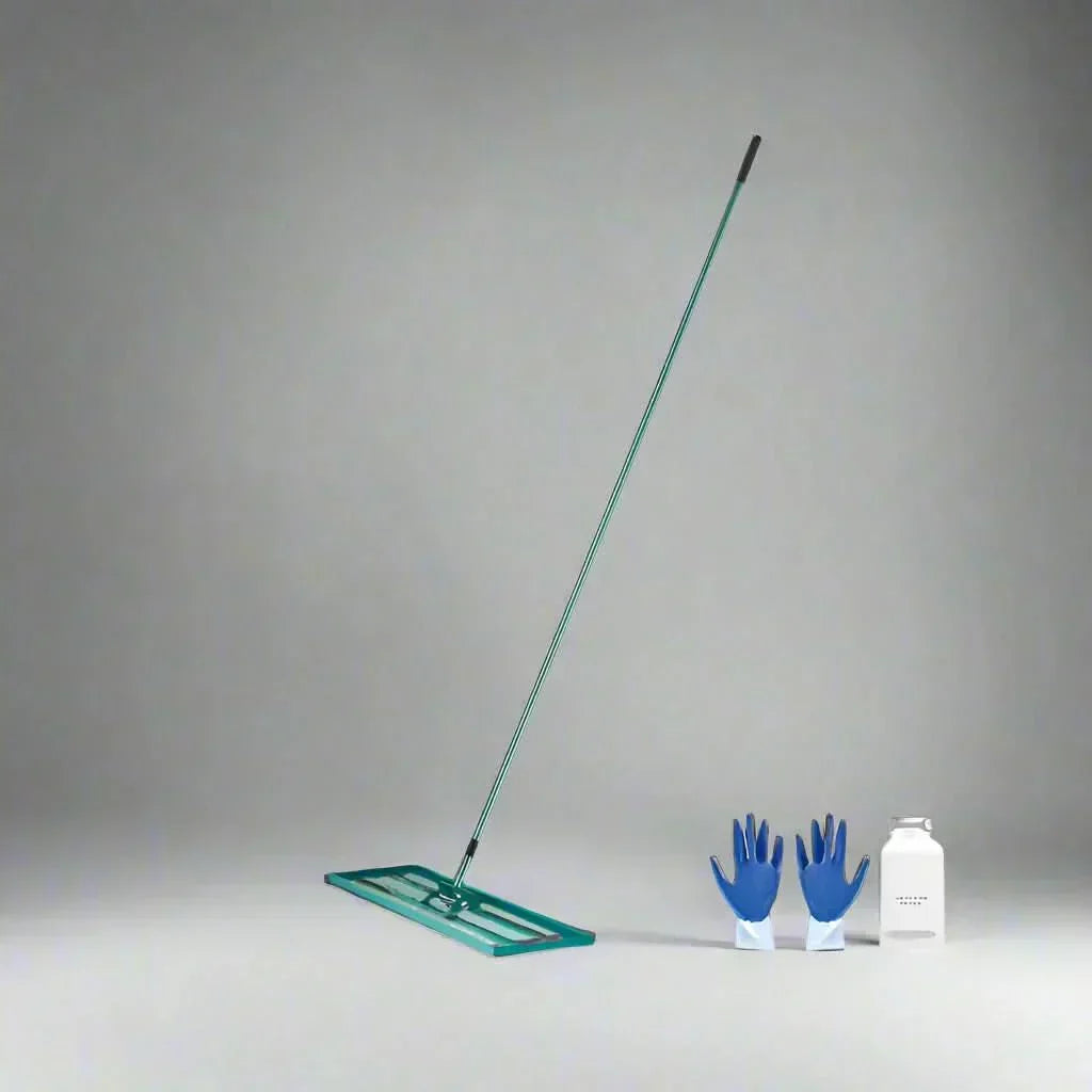 AeroGround Pro Lawn Rake With Extra Long Handle For Level Lawns | Temsk