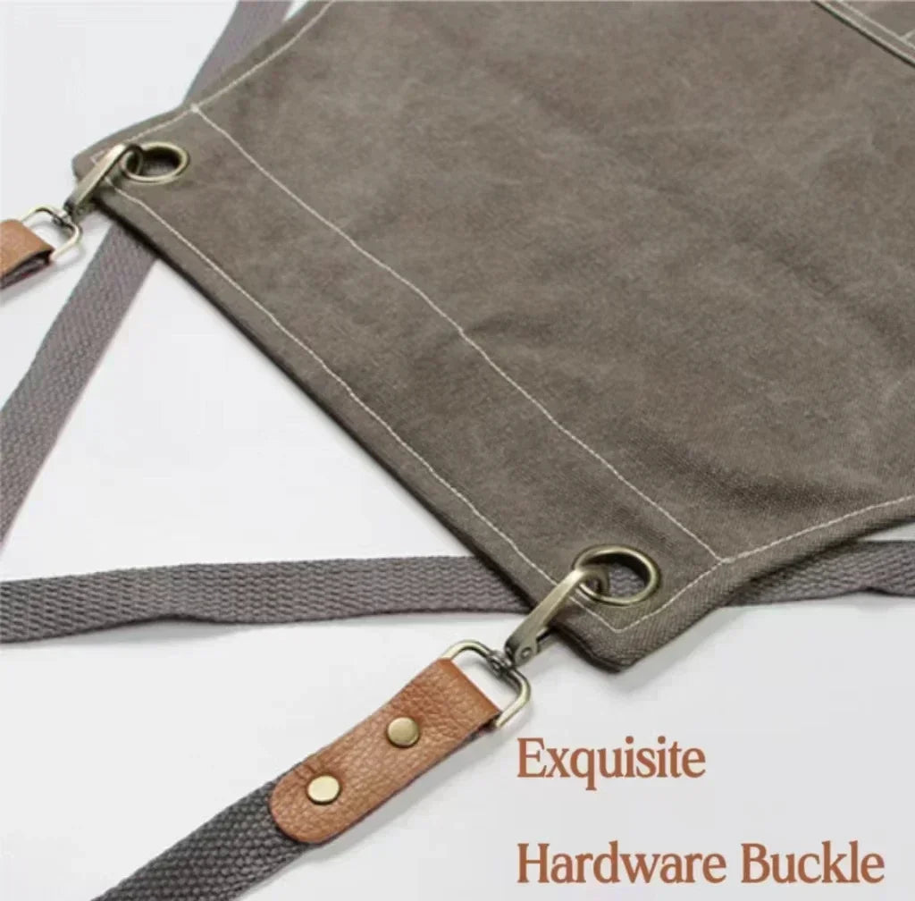 ProWear Canvas-Schürze für Unisex-Köche und Arbeitskleidung | Temsk