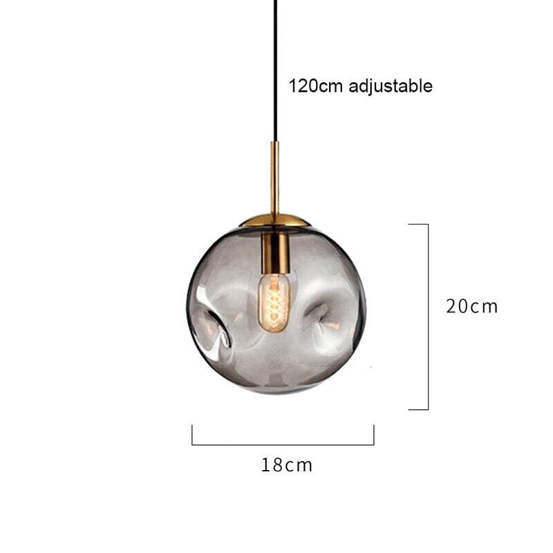 AstraLume Glass Pendant Light Multi Tone Finish For Kitchens And Bathrooms | Temsk