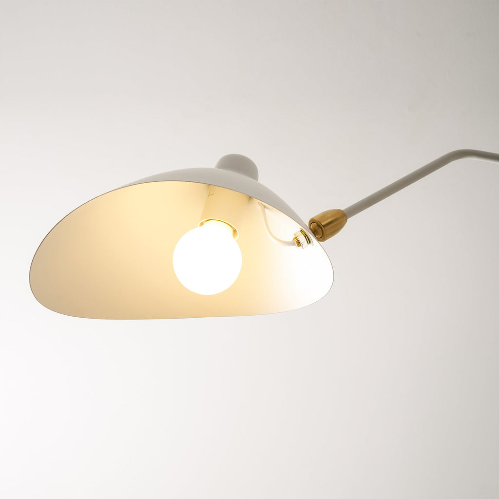 Spider Ceiling Lamp With Three Adjustable Brass Arms, Mid-Century Modern Fixture | Temsk