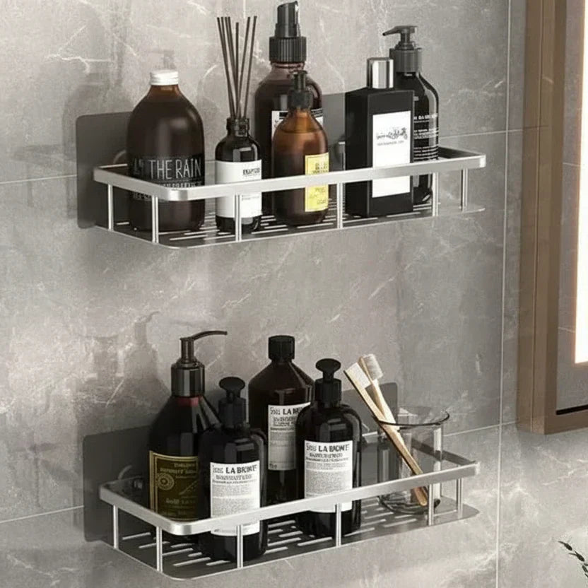 AeroShelf Adhesive Bathroom Shelf Drill-Free And Stylish For Every Bathroom | Temsk