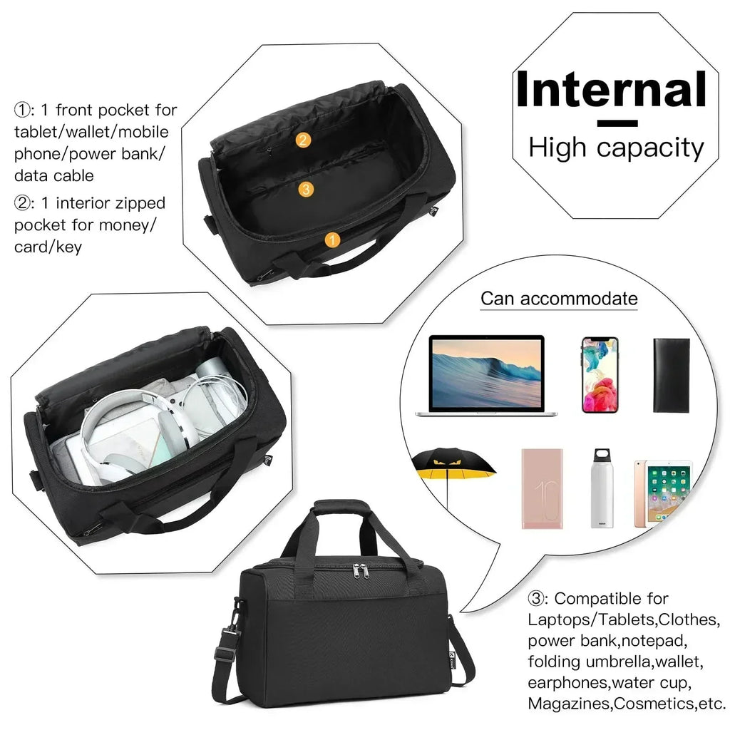 AeroCarry Hand Luggage Bag Compatible With Ryanair And Perfect For Air Travel | Temsk