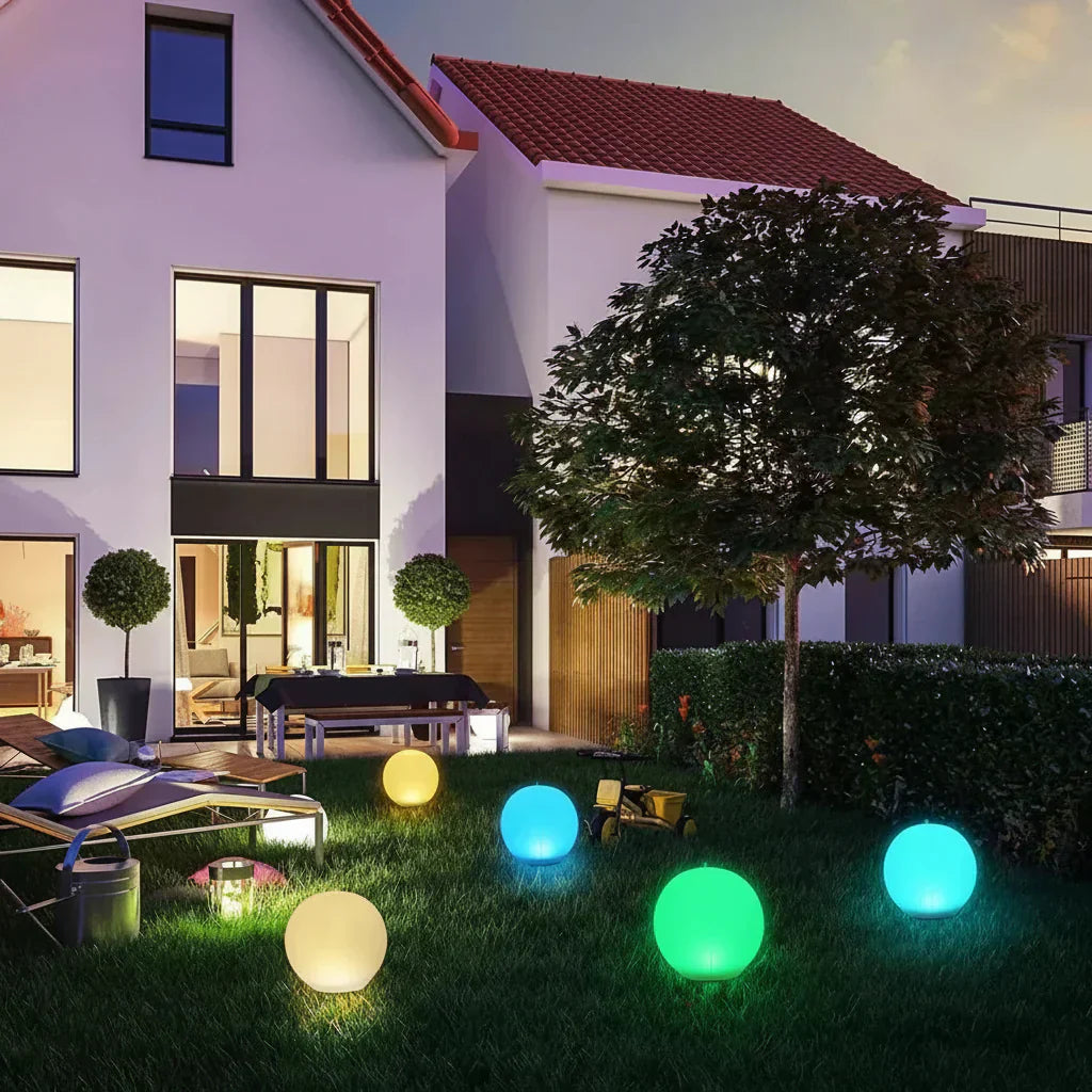 AquaGlow Orb Solar Color Changing Floating LED Sphere For Outdoor Lighting | Temsk