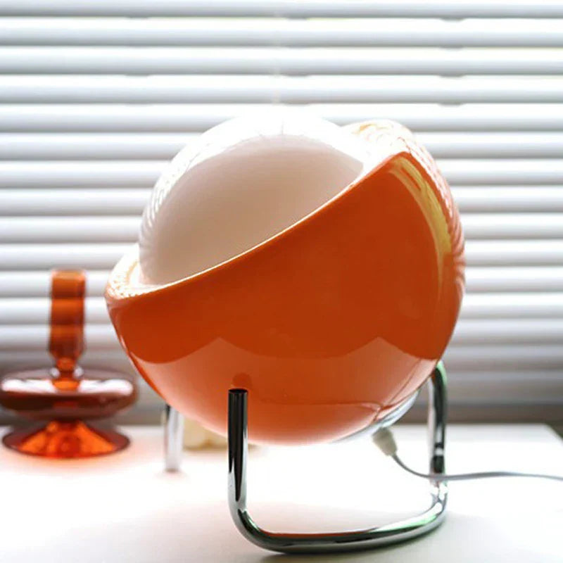 Bauhaus Glas-Tischlampe mit warmem Umgebungslicht im nordischen Retro-Stil | Temsk