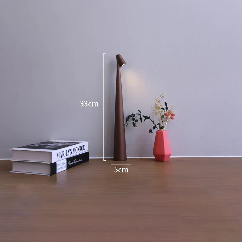 Glowora Tischlampe mit wiederaufladbarer LED und Touch-Dimmung | Temsk