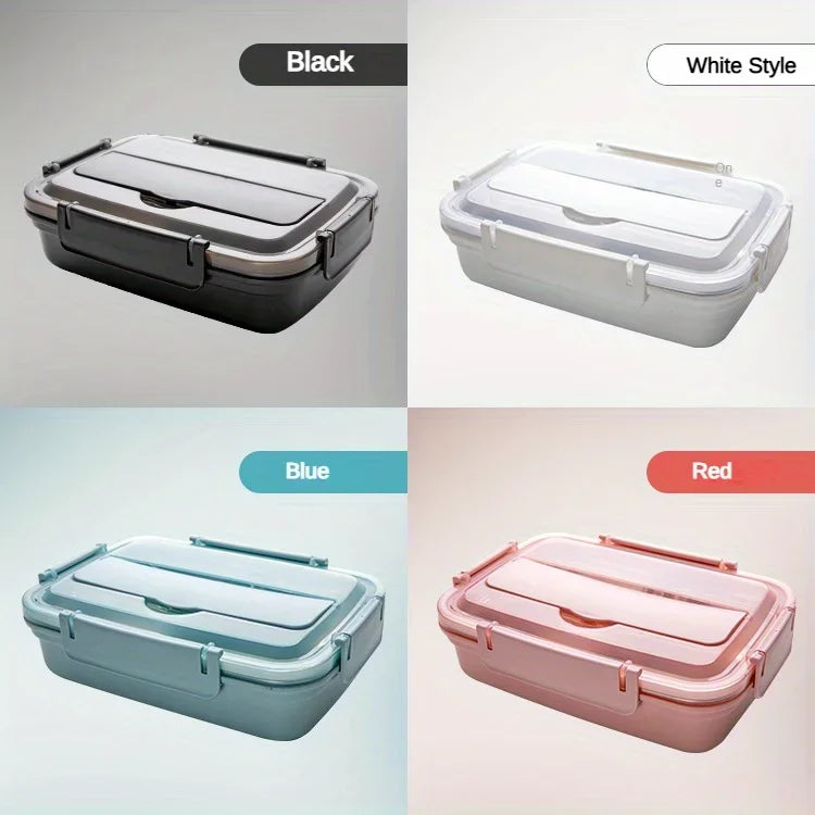 Edelstahl BentoBox auslaufsichere Lunchbox mit drei Fächern | Temsk
