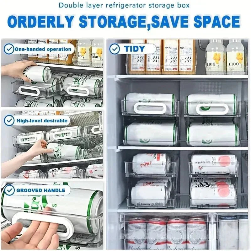 FrostKeeper Two Tier Can Dispenser For Neat Refrigerators | Temsk