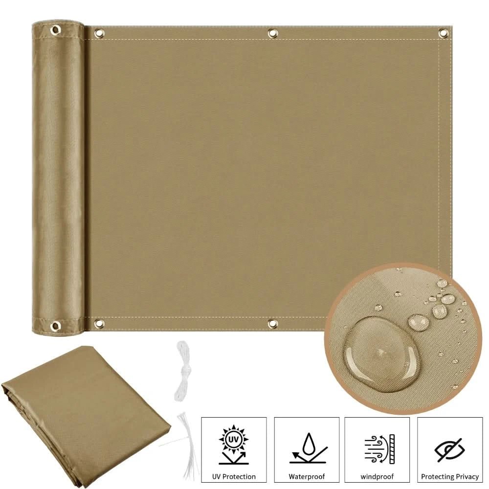 Verdant Shield Privacy Screen For Fences With UV And Waterproof Cover | Temsk