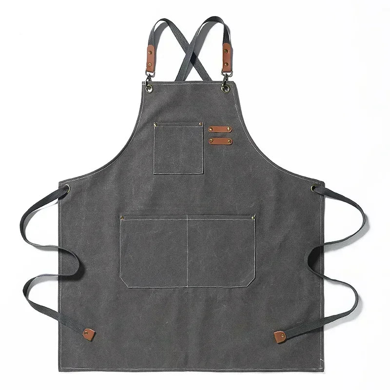 ProWear Canvas-Schürze für Unisex-Köche und Arbeitskleidung | Temsk