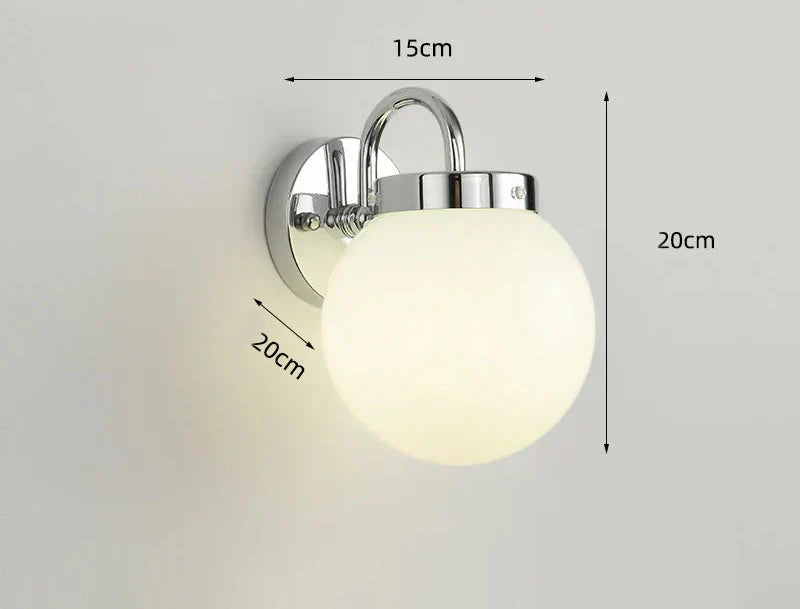 Quashion Chrom-Wandlampe mit minimalistischem Stil und sanftem Leuchten | Temsk